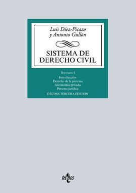 SISTEMA DE DERECHO CIVIL VOLUMEN 1