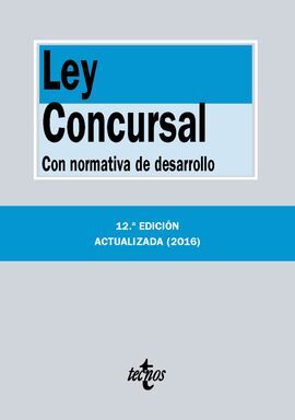 LEY CONCURSAL (12ª ED. 2016)