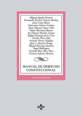 MANUAL DE DERECHO CONSTITUCIONAL. 8ª EDIC.