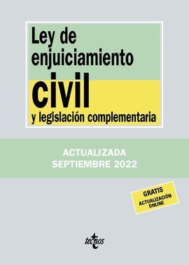 LEY ENJUICIAMIENTO CIVIL Y LEGISLACIÓN COMPLENTARIA