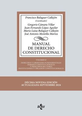 MANUAL DE DERECHO CONSTITUCIONAL. VOL. II