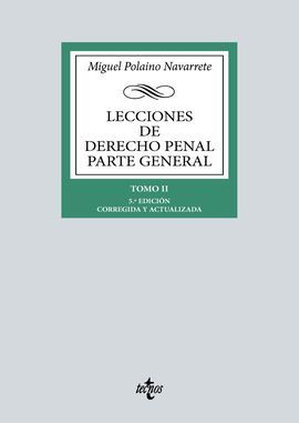 LECCIONES DE DERECHO PENAL PARTE GENERAL TOMO II