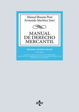 MANUAL DE DERECHO MERCANTIL  I - 31ª ED 2025