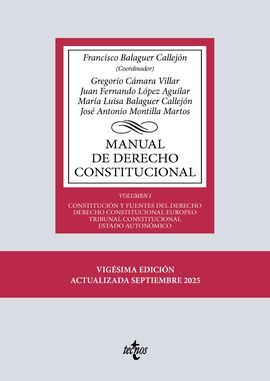 MANUAL DE DERECHO CONSTITUCIONAL I - 20ª ED- 2025