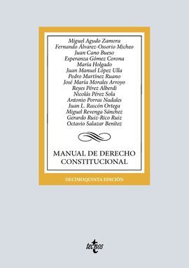 MANUAL DE DERECHO CONSTITUCIONAL - 15ª ED. 2025