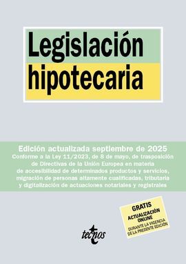 LEGISLACIÓN HIPOTECARIA