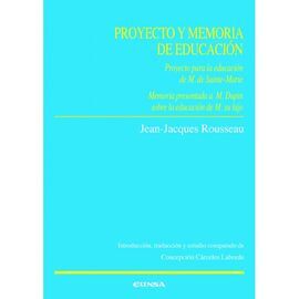PROYECTO Y MEMORIA DE EDUCACIÓN