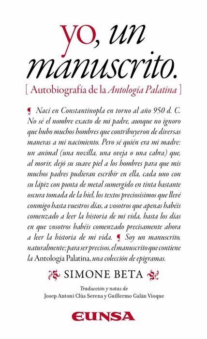 YO, UN MANUSCRITO