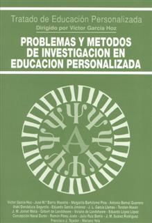 PROBLEMAS Y METODOS DE INVESTIGACION EN EDUCACION PERSONALIZADA