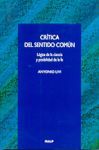 CRÍTICA DEL SENTIDO COMÚN