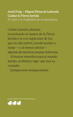 CUIDAR LA TIERRA HERIDA