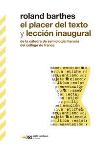 PLACER DEL TEXTO Y LECCION INAUGURAL