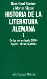 HISTORIA LITERATURA ALEMANA I