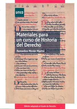 MATERIALES PARA UN CURSO DE HISTORIA DEL DERECHO