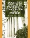 DECISIONES ÃPTIMAS DE INVERSIÃN Y FINANCIACIÃN EN LA EMPRESA