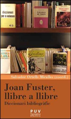 JOAN FUSTER, LLIBRE A LLIBRE