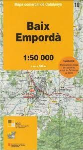 BAIX EMPORDÀ. MAPA COMARCAL DE CATALUNYA 1:50000