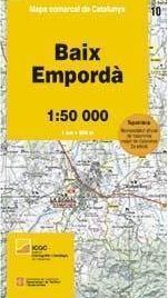 BAIX EMPORDÀ - 10. MAPA COMARCAL DE CATALUNYA (1:50.000)