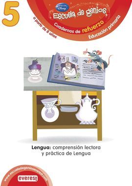 ESCUELA DE GENIOS. CUADERNOS DE REFUERZO 5 - A PARTIR DE 8 AÑOS - LENGUA