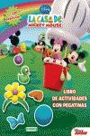 LA CASA DE MICKEY MOUSE. LIBRO DE ACTIVIDADES CON PEGATINAS