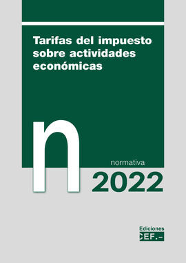 TARIFAS DEL IMPUESTO SOBRE ACTIVIDADES ECONÓMICAS