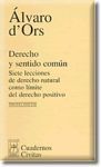 DERECHO Y SENTIDO COMÃN
