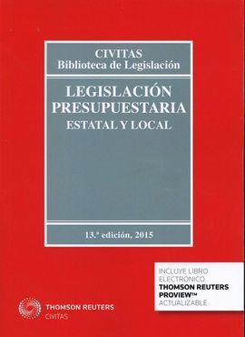 LEGISLACIÓN PRESUPUESTARIA 2015 ESTATAL Y LOCAL