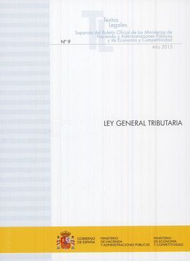 LEY GENERAL TRIBUTARIA 2015