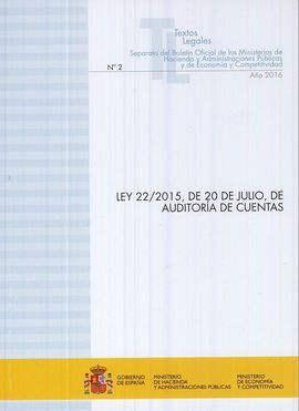 LEY 22/2015, DE 20 DE JULIO, DE AUDITORÍA DE CUENTAS