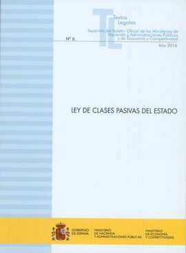 LEY DE CLASES PASIVAS DEL ESTADO
