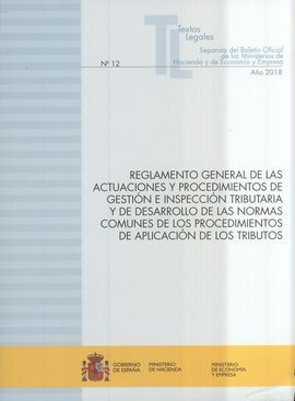 REGLAMENTO GENERAL DE LAS ACTUACIONES Y PROCEDIMIE