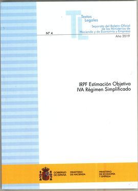 IRPF ESTIMACIÓN OBJETIVA IVA RÉGIMEN SIMPLIFICADO