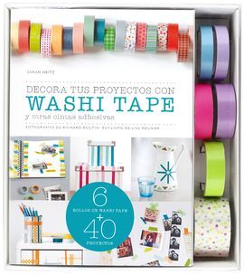 KIT DECORA CON WASHI TAPE Y OTRAS CINTAS ADHESIVAS
