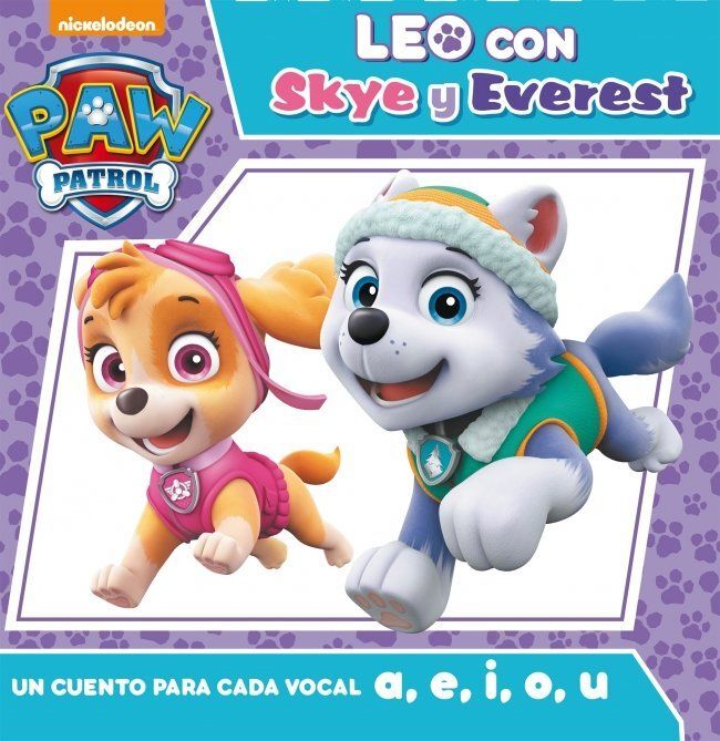 PAW PATROL. LEO CON SKYE Y EVE