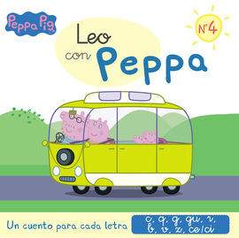 LEO CON PEPPA PIG 4.LETRAS C Q G R B V Z