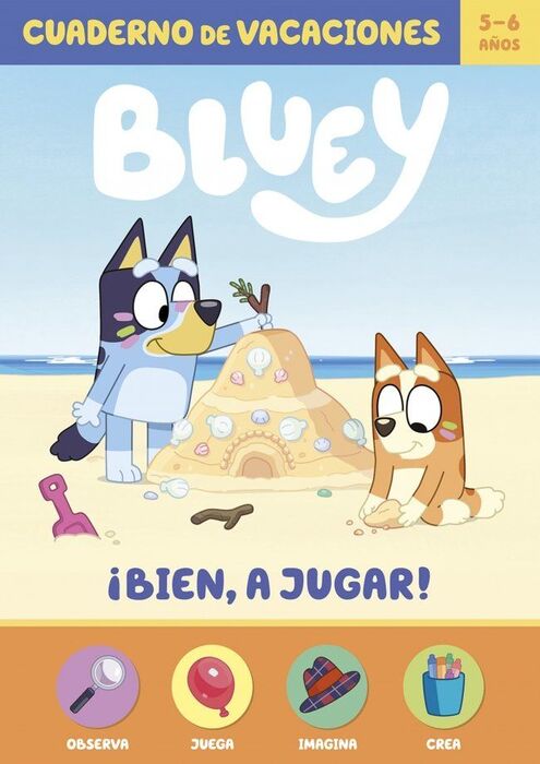 BLUEY. CUADERNO DE VACACIONES 5-6 AÑOS