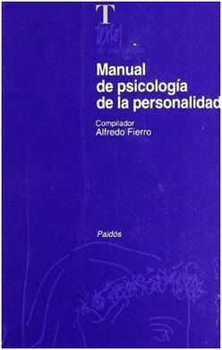 MANUAL DE PSICOLOGÃA DE LA PERSONALIDAD