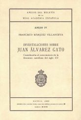 INVESTIGACIONES SOBRE JUAN ALVAREZ GATO