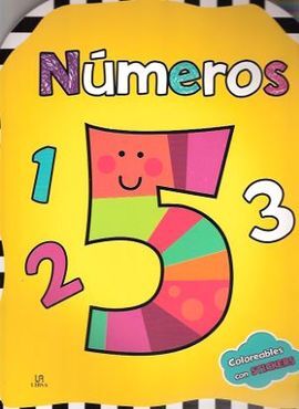 NUMEROS (COLOREABLES CON STICKERS)