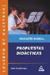 PROPUESTAS DIDÃCTICAS EDUCACIÃN MUSICAL CUERPO DE MAESTROS