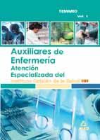TEMARIO V. 1 AUXILIARES DE ENFERMERIA ATENCION ESPECIALIZADA INSTITUTO CATALAN DE LA SALUD