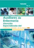 TEMARIO AUXILIARES DE ENFERMERIA ATENCION ESPECIALIZADA DEL INSTITUTO CATALAN DE LA SALUD VOLUMEN 2