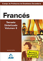 CUERPO DE PROFESORES DE ENSEÑANZA SECUNDARIA. FRANCÉS TEMARIO V. 2