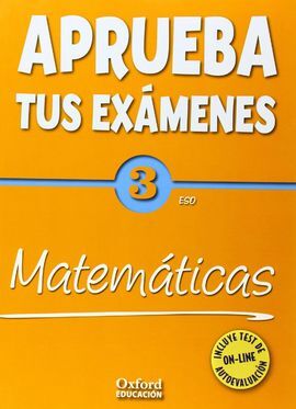 APRUEBA MATEMÁTICAS - 3º ESO (CUADERNO DE TRABAJO - PACK TEST)