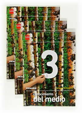 CONECTA 2.0 - CONOCIMIENTO DEL MEDIO - 3Âº ED. PRIM. - TRIMESTRES - ARAGÃN  (2012)