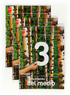 CONECTA 2.0 - CONOCIMIENTO DEL MEDIO - 3Âº ED. PRIM. - TRIMESTRES - ASTURIAS (2012)