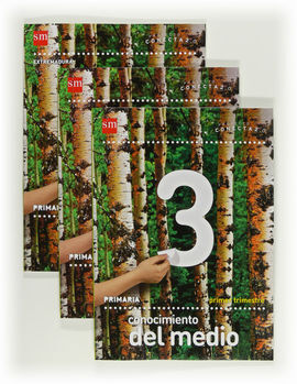 CONECTA 2.0 - CONOCIMIENTO DEL MEDIO - 3Âº ED. PRIM. - TRIMESTRES - EXTREMADURA (2012)