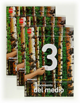 CONECTA 2.0 - CONOCIMIENTO DEL MEDIO - 3Âº ED. PRIM. - TRIMESTRES - LA RIOJA (2012)