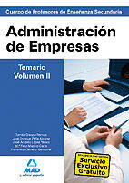 TEMARIO VOL II ADMINISTRACION DE EMPRESAS