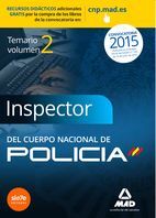 INSPECTORES DEL CUERPO NACIONAL DE POLICÍA. TEMARIO VOLUMEN II CIENCIAS JURÍDICAS